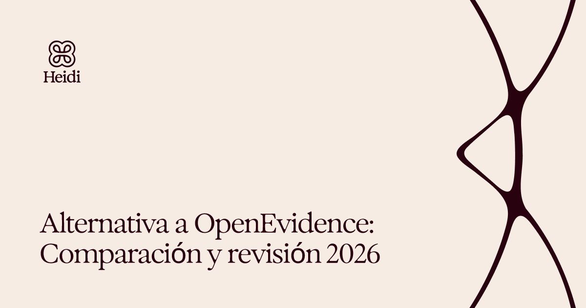 Alternativa a OpenEvidence: Comparación y revisión 2026